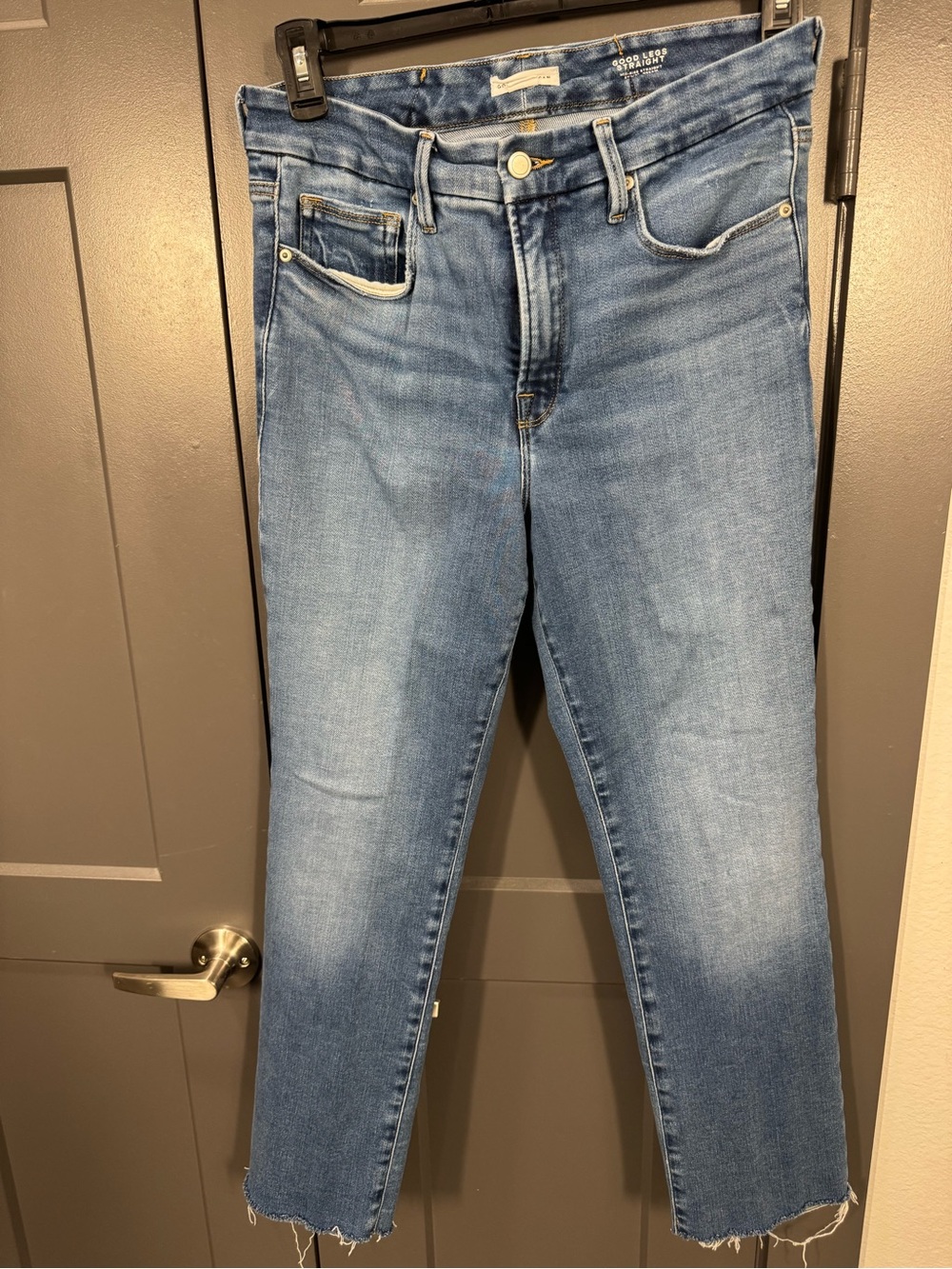 Good American Blue High-Rise Denim Jeans